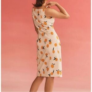 Anthropologie Dylan Mierzwinski The Colette Tangerine Dress